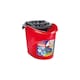 image 1 of Vileda Supermocio Bucket and Torsion Wringer Red Mop Bucket Durable Plastic Easy Water Extraction for Home Cleaning