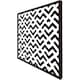 image 3 of Black & white geometric (Picture Frame) White | XS