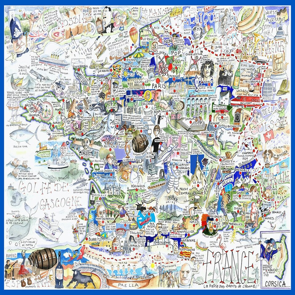 image 1 of France - Tim Bulmer 1000 Piece Jigsaw Puzzle