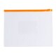 image 6 of Pack of 12 A5 Clear Zippy Bags with Orange Zip