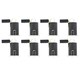 image 1 of Set of 8 Fire Bathroom Downlights - Chrome IP65 Recessed Downlights Chrome