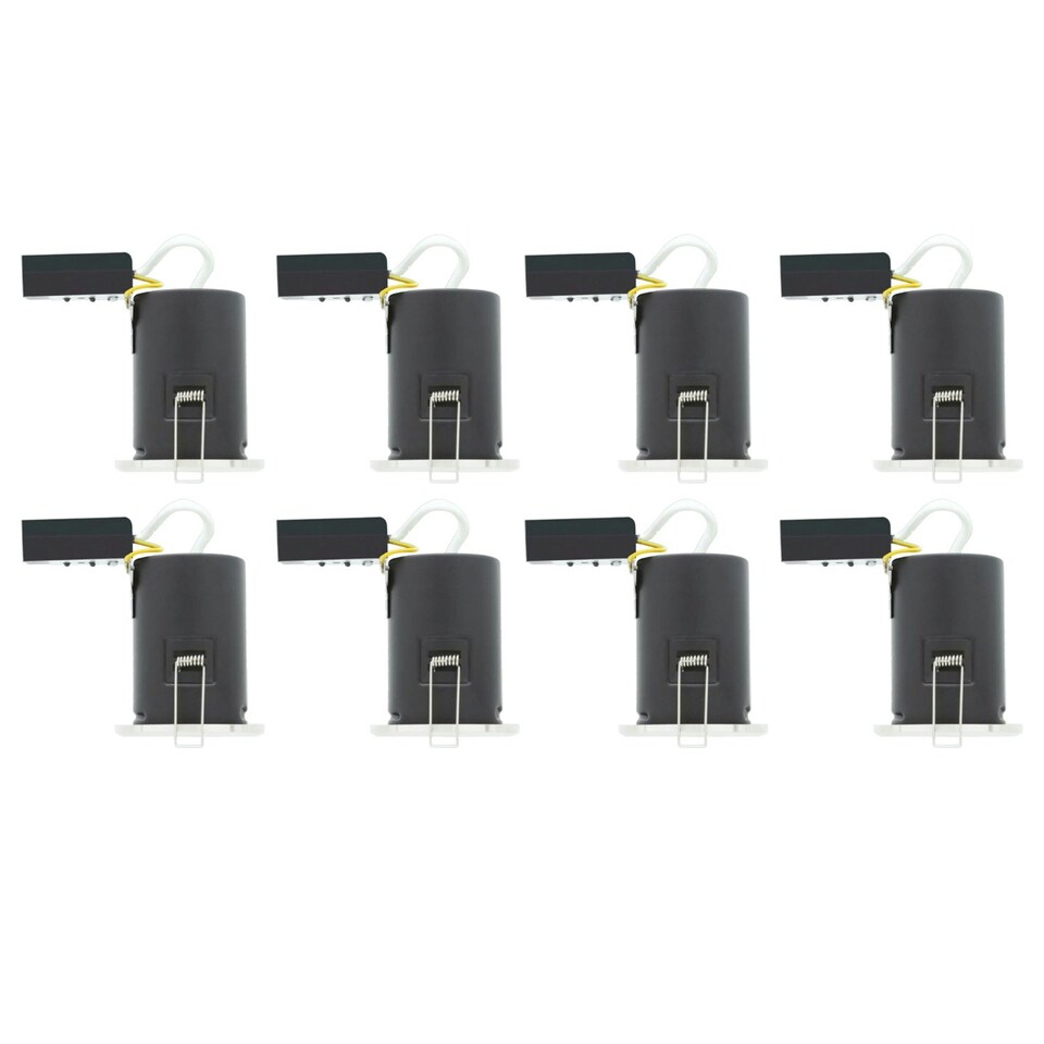 image 1 of Set of 8 Fire Bathroom Downlights - Chrome IP65 Recessed Downlights Chrome