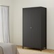 image 6 of Madrid Wardrobe with 2 Doors in Matt Black