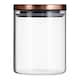 image 1 of Interiors by Premier Practical Design Rose Gold Lid 700ml Storage Jar, Elegant House Spice Jars, Durable Organizer For Kitchen
