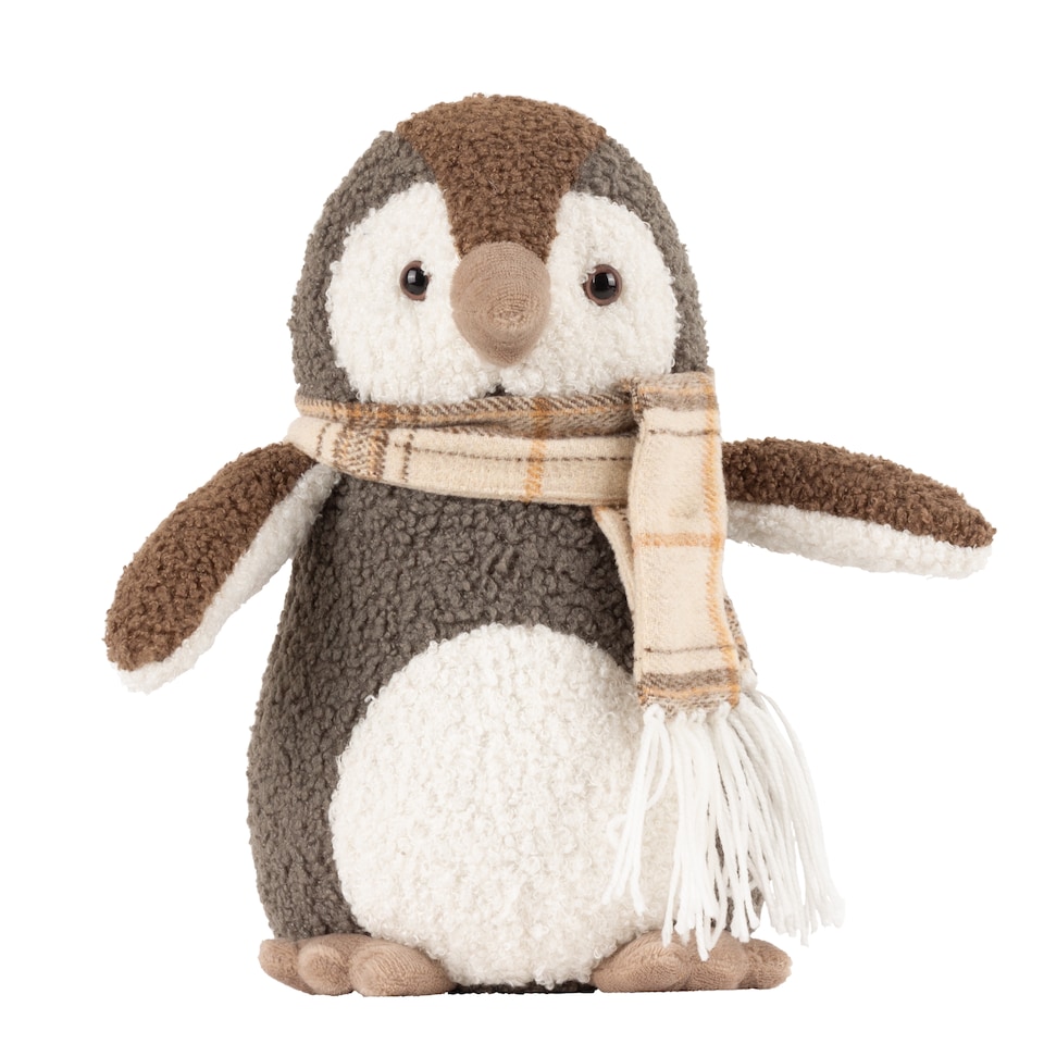 image 1 of Paoletti Boucle Penguin Novelty Door Stop