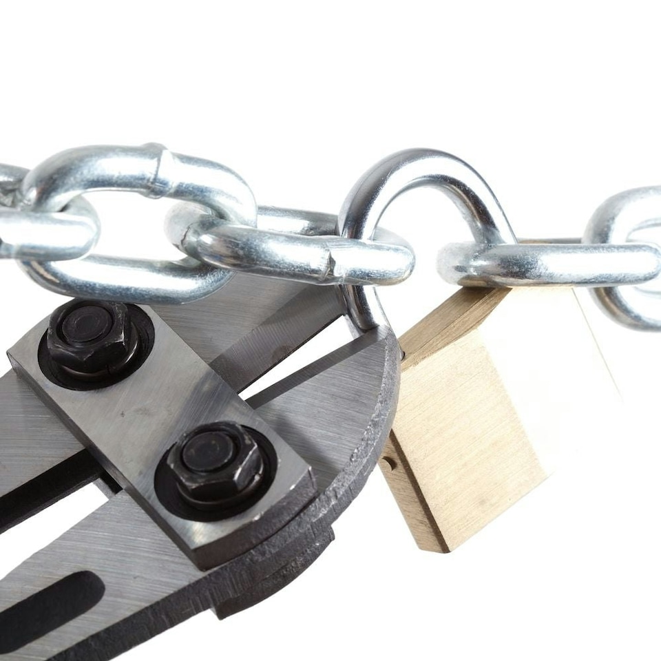 image 1 of Dekton 14" Bolt Cutters Heavy Duty Croppers Cable Wire Steel Chain Lock Padlock