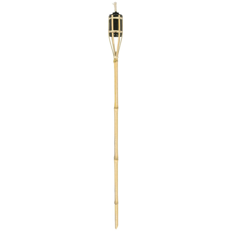 image 1 of Harbour Housewares Bamboo Garden Fire Torches - 113cm - Natural - Pack of 12