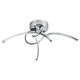 image 5 of Twist - Chrome LED Flush Ceiling Light | Chrome | 1