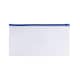 image 6 of Pack of 12 DL Clear Zippy Bags with Blue Zip