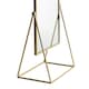 image 4 of Harbour Housewares 3pc Dressing Table Mirror Set - 2 Sizes - Gold - Makeup Mirror Bathroom Mirror Vanity Mirror Tabletop Mirror | Gold | Gold | L - 50 x 32 x 16.5 CM | S - 39 x 22 x 15 CM | 2