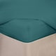 image 1 of OHS Plain Fitted Bed 25cm Deep Elasticated Sheet Green | Teal | King