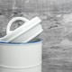 image 3 of Nicola Spring White Farmhouse Coffee Canister - 11cm