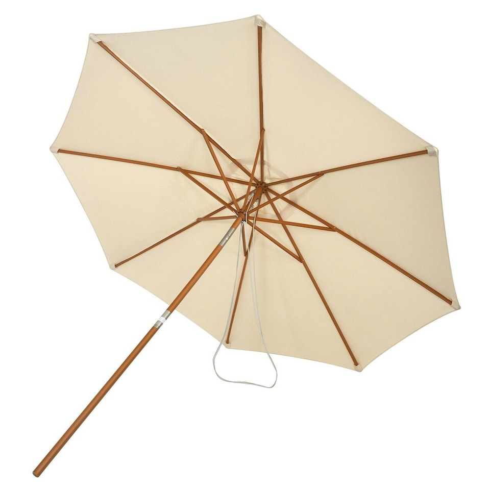 image 1 of COSTWAY 3M Outdoor Patio Umbrella Garden Parasol w/ 8 Ribs N/A