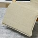 image 8 of HOMCOM Rocking Lounge Chair Recliner Relaxation Lounging Relaxing Seat with Adjustable Footrest, Side Pocket and Pillow, Khaki