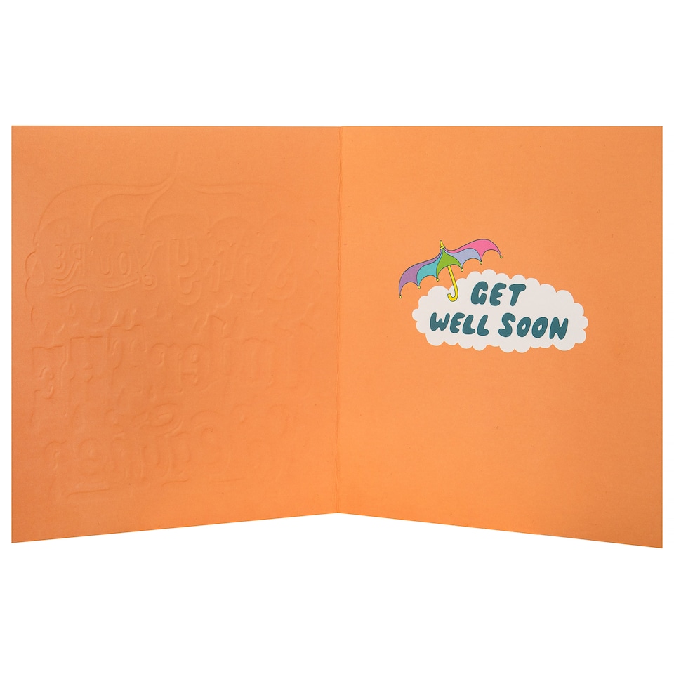 image 1 of Hallmark Liz Harry 'Under the Weather' Get Well Card - Contemporary Design