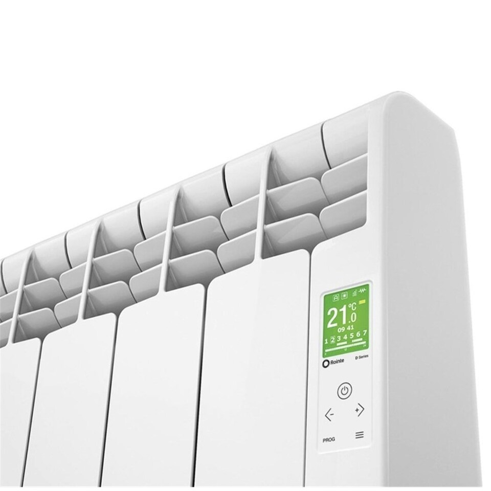 image 1 of 835mm (W) x 585mm (H) - White Wi-Fi Electric Oil Filled Radiator (Barcelona) - 990 Watts - Depth 97mm - Heats Up To 9m²
