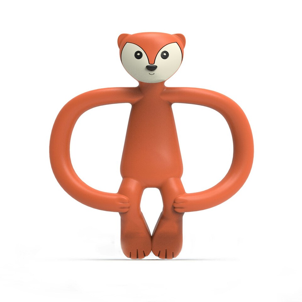 image 1 of Matchstick Monkey Animal Teether Fudge Fox