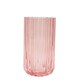 image 1 of Set Of 2 Hestia Bright Pink Scalloped Glass Tumblers - Large