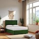 image 1 of Paris Bed & Mattress, 2 Drawers Same Side & 24"Headboard+12"Footboard