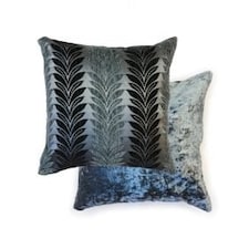 Trellis Cushion Cover 43cm x 43cm Charcoal | Grey | Grey