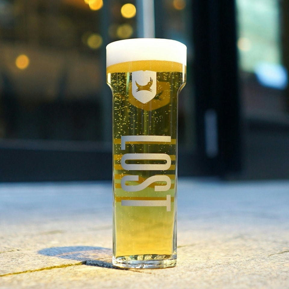 image 1 of Lost Lager Glass Clear