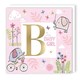 image 3 of B Is For Baby Girl New Arrival New Baby Congratulations Card