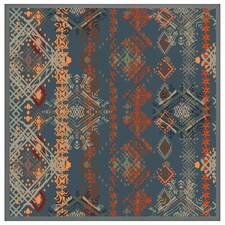 Ethnic boho distressed pattern (Picutre Frame) Grey | L
