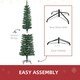 image 5 of HOMCOM 5.5FT Artificial Snow Dipped Christmas Tree Home Indoor Decoration Green