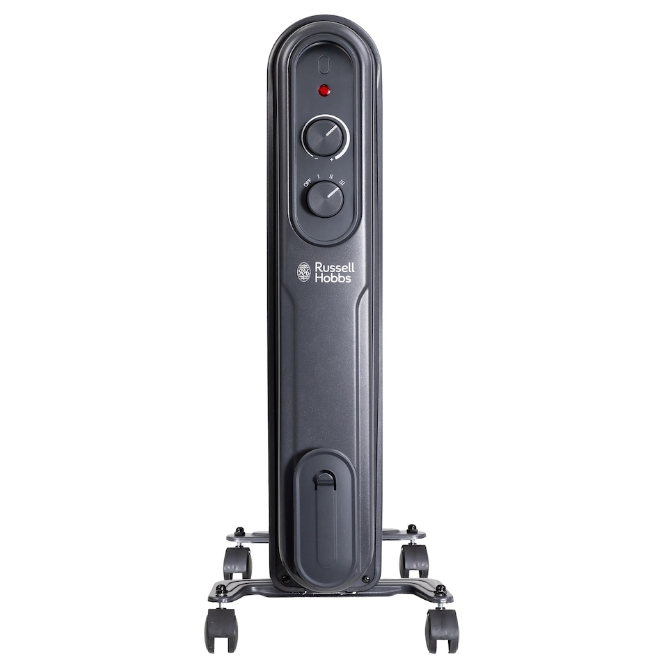 image 1 of Russell Hobbs RHOFR9004A 2kW 9-fin Oil Filled Radiator in Matt Anthracite