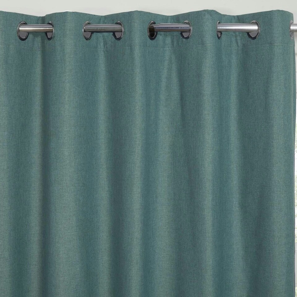 image 1 of Sundour Cosmos Eyelet Curtains Denim Blue | 46x54"