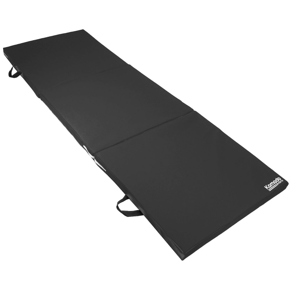 image 1 of Komodo Tri Folding Yoga Mat - Black