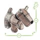 image 3 of Nicola Spring Bentley the Dog Door Stops - 30 x 24cm - Brown - Pack of 2