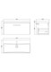 image 2 of Balterley Contemporary Bathroom Wall Hung 1-Drawer Vanity & Basin | Brown | Bleached Oak