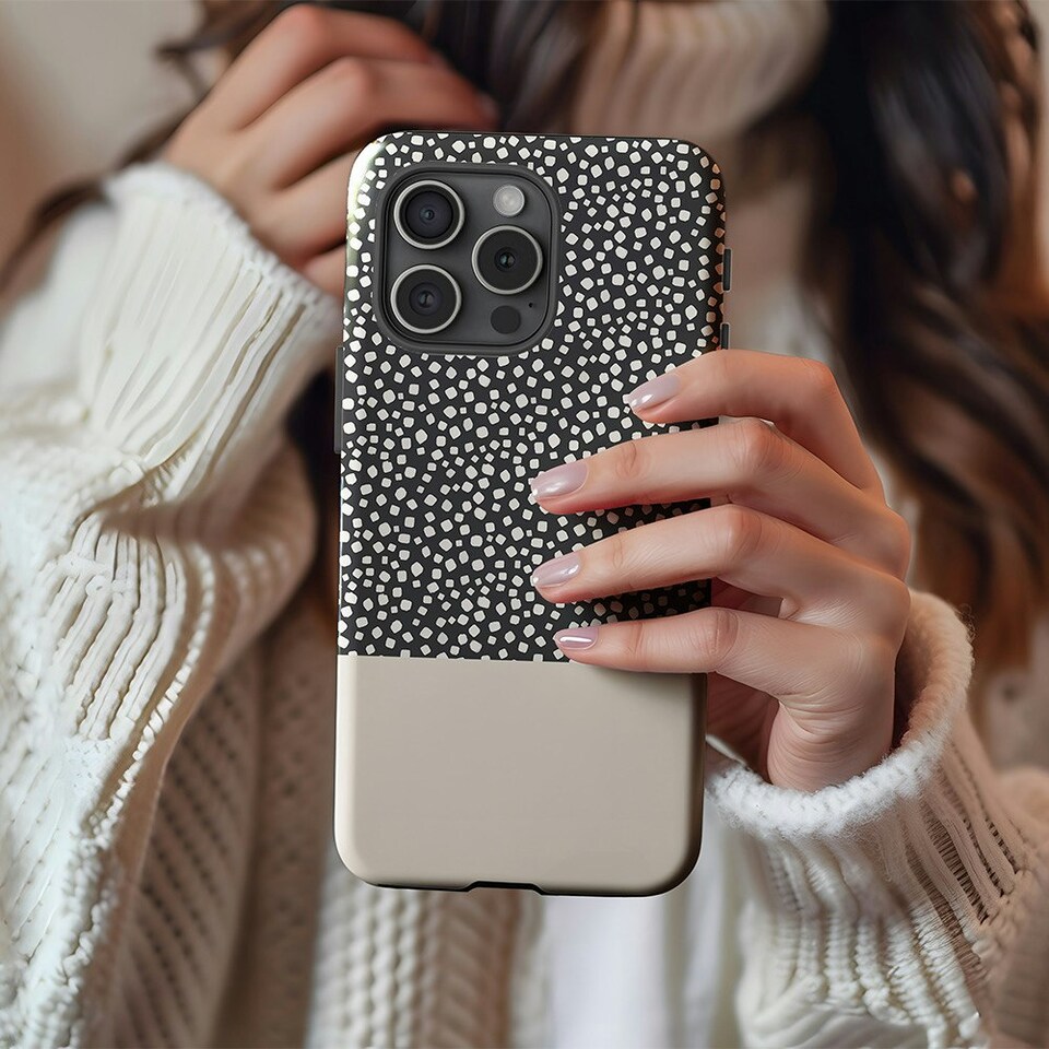 image 1 of Black Spot Phone Case | Black | Galaxy S23 Plus
Tough | Galaxy S23 Plus
Tough