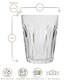 image 3 of Duralex Provence Drinking Glasses - 200ml Tumblers for Water, Juice - Pack of 6 Clear