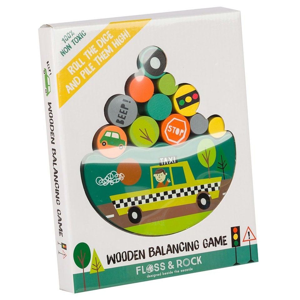 image 1 of Floss & Rock Wooden Balancing Game - Transport