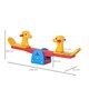 image 5 of HOMCOM Kids Seesaw Safe Teeter Totter 2 Seats with Easy-Grip Handles Multicolor