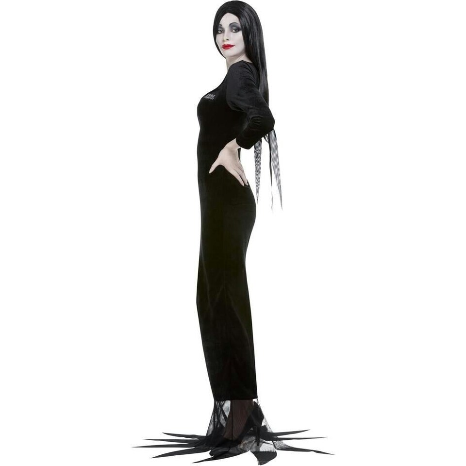 image 1 of The Addams Family Womens/Ladies Morticia Addams Costume Set - Black - M M