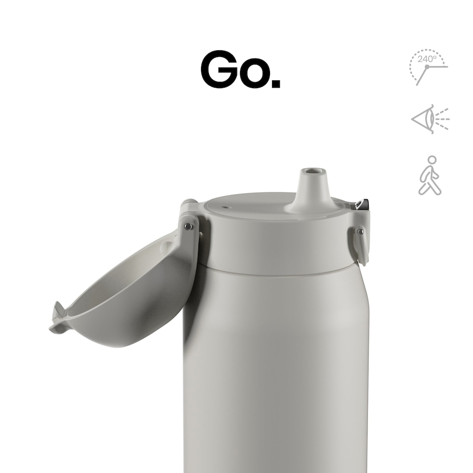 image 1 of ION8 REVIVE Insulated Steel Water Bottle, Dual Tone, 720ml / 24oz