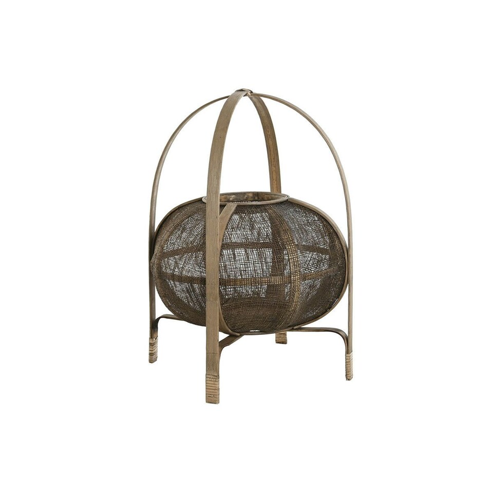 image 1 of Candleholder DKD Home Decor Natural Brown Bamboo 33 x 33 x 42 cm N/A