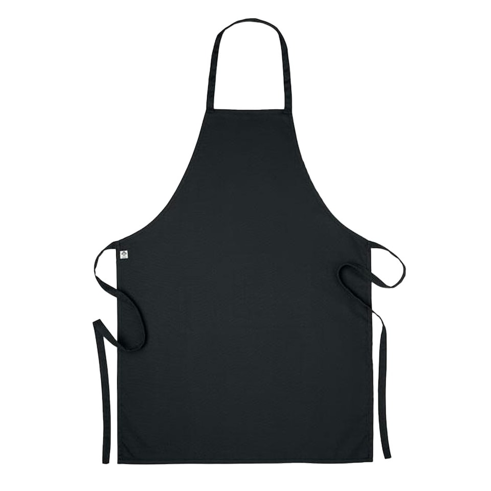 image 1 of MidOcean Raipur Colour Organic Cotton Apron - Black - One Size Black