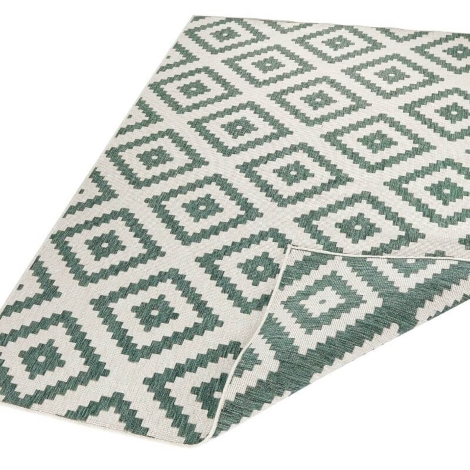 image 1 of The Rugs Malta Reversible Indoor Outdoor Rug Flatweave Polypropylene