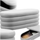 image 1 of Bench Altu - with velvet or boucle cover, padded, hallway storage Grey