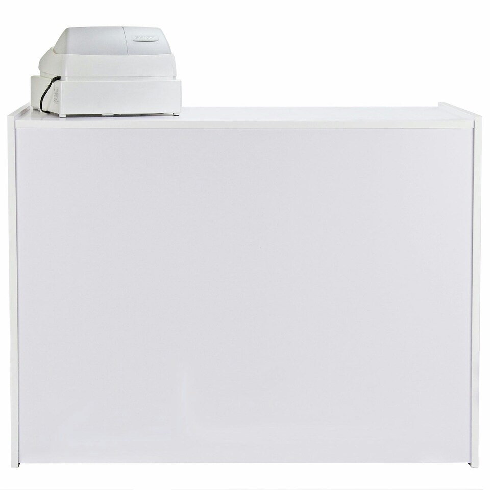 image 1 of A1200 Retail Shop Counter - Brilliant White White