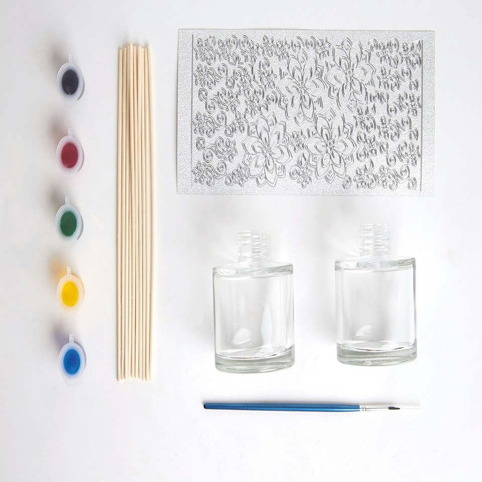 image 1 of House of Crafts Glass Painting Diffuser, Multicoloured, Single Craft Kit