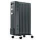 image 1 of VonHaus Oil Filled Radiator 9 Fin Portable Electric Heater
