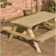image 2 of Deluxe Picnic Garden Table (4ft x 5ft)