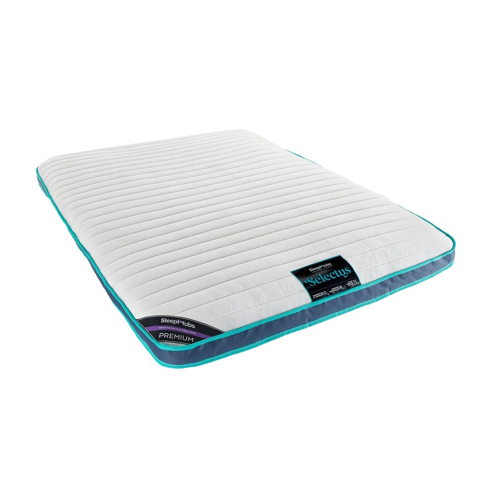 image 1 of Premium Medium and Firm Mattress Topper, Size Double