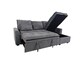 image 7 of Lucca 3 Seater Storage Sofa in Grey or Silver | Grey | One Size