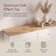 image 4 of Vida Designs Arlington 2 Drawer 3 Door Sideboard Shaker Buffet Cabinet Storage, White & Oak | White | White & Oak | 1